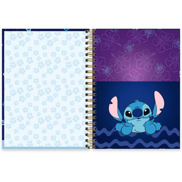 Caderno univ.capa dura 1x1 80fls Stitch Prem. 2645241 Spiral Ds PT 1 UN Caderno univ.capa dura 1x1 80fls Stitch Prem. 2645241 Spiral Ds PT 1 UN
