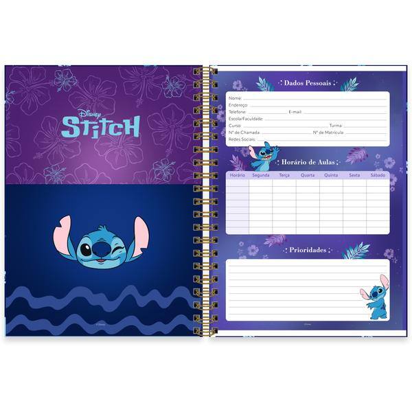 Caderno univ.capa dura 1x1 80fls Stitch Prem. 2645241 Spiral Ds PT 1 UN Caderno univ.capa dura 1x1 80fls Stitch Prem. 2645241 Spiral Ds PT 1 UN