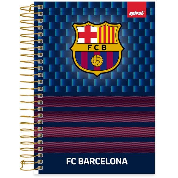 Caderno 1/4 espiral capa dura 80fls Barcelona 2645715 Spiral Bc PT 1 UN