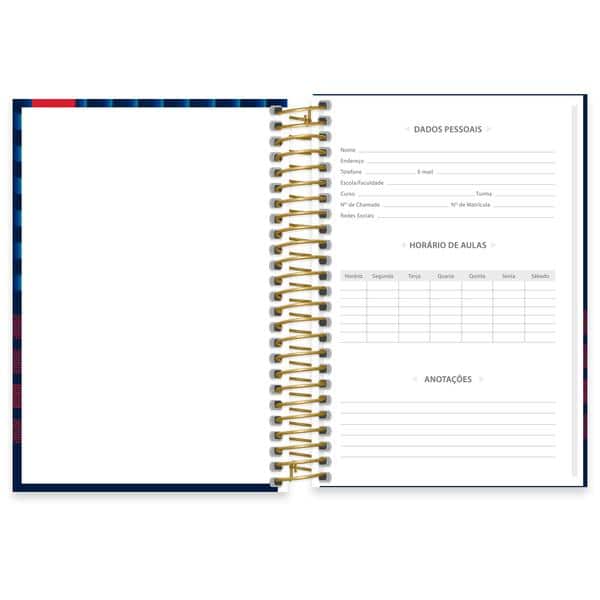 Caderno 1/4 espiral capa dura 80fls Barcelona 2645715 Spiral Bc PT 1 UN