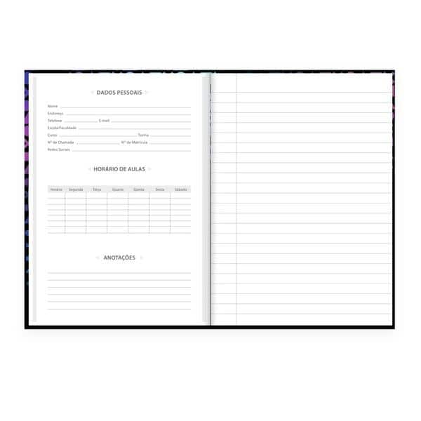 Caderno 1/4, Capa dura, Costurado, 80 folhas, Astro Bot, 2643254, Spiral Abt - PT 1 UN