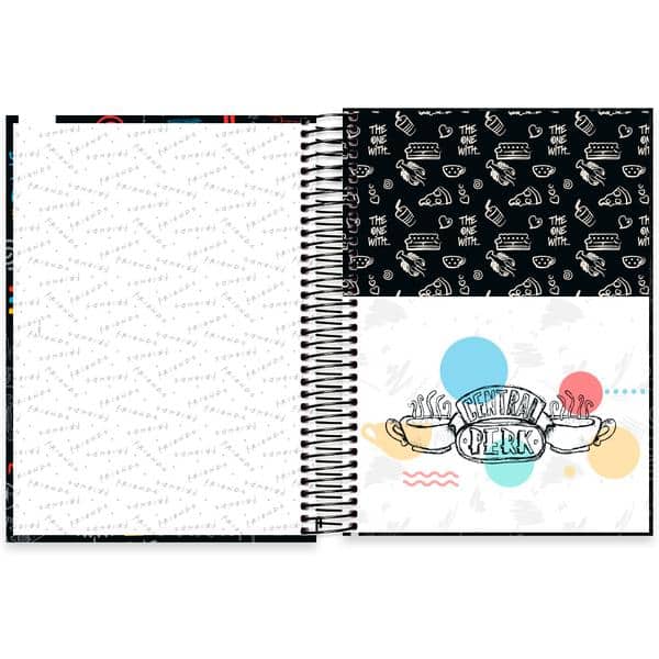 Caderno Universitário Capa Dura, 10 x 1, 160 Folhas, Friends, 2645166, Spiral Frd - PT 1 UN Caderno Universitário Capa Dura, 10 x 1, 160 Folhas, Friends, 2645166, Spiral Frd - PT 1 UN