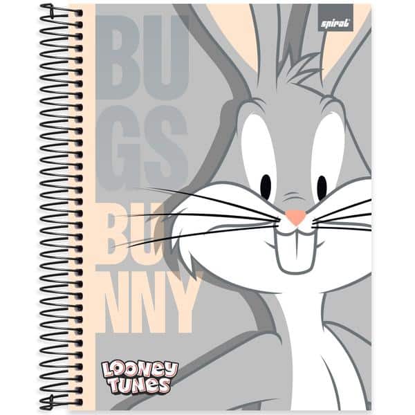 Caderno univ.capa dura 10x1 160fls L. Tunes 2645173 Spiral Lt PT 1 UN Caderno univ.capa dura 10x1 160fls L. Tunes 2645173 Spiral Lt PT 1 UN