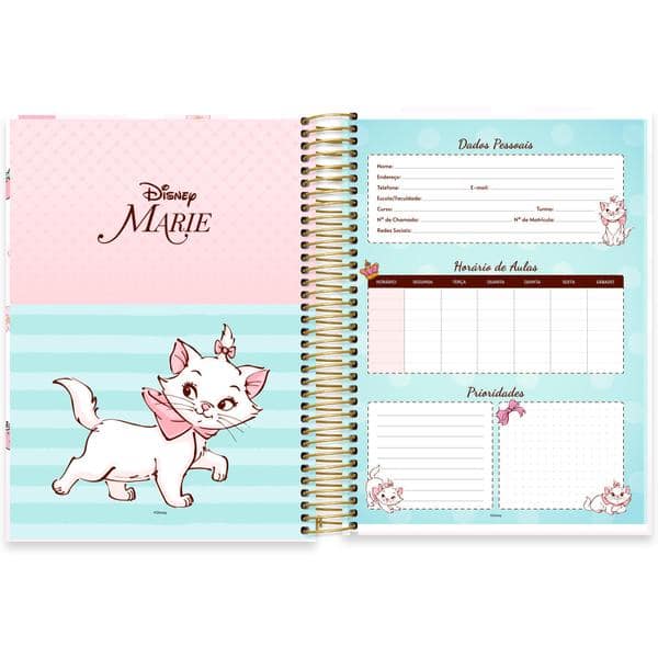 Caderno Universitário, Capa Dura, 10 x 1, 160 Folhas, Marie, 2642776, Spiral Mar - PT 1 UN Caderno Universitário, Capa Dura, 10 x 1, 160 Folhas, Marie, 2642776, Spiral Mar - PT 1 UN