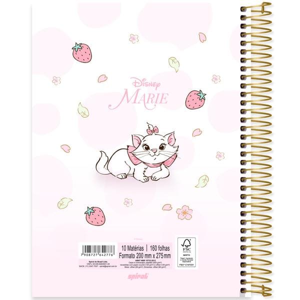 Caderno Universitário, Capa Dura, 10 x 1, 160 Folhas, Marie, 2642776, Spiral Mar - PT 1 UN Caderno Universitário, Capa Dura, 10 x 1, 160 Folhas, Marie, 2642776, Spiral Mar - PT 1 UN