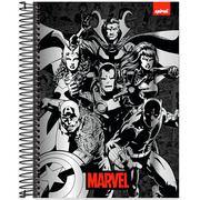 Caderno Universitário Capa Dura, 10 x 1, 160 Folhas, Marvel Comics, 2645180, Spiral Mv - PT 1 UN