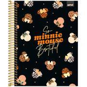 Universitário Capa Dura, 10 x 1, 160 Folhas, Minnie Clássica, 2645197, Spiral Mn - PT 1 UN Universitário Capa Dura, 10 x 1, 160 Folhas, Minnie Clássica, 2645197, Spiral Mn - PT 1 UN