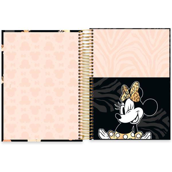 Universitário Capa Dura, 10 x 1, 160 Folhas, Minnie Clássica, 2645197, Spiral Mn - PT 1 UN