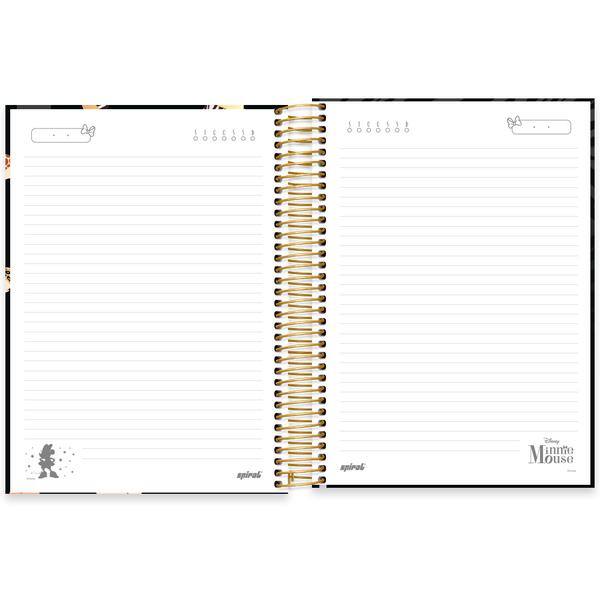 Universitário Capa Dura, 10 x 1, 160 Folhas, Minnie Clássica, 2645197, Spiral Mn - PT 1 UN