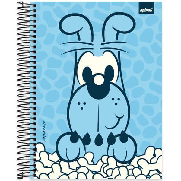 Universitário Capa Dura, 10 x 1, 160 Folhas, Turma da Mônica Pets, Bidu, 2640215, Tdp - PT 1 UN