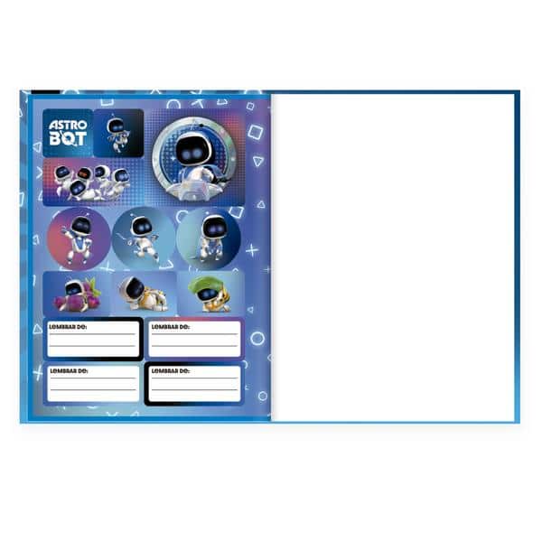 Caderno Universitário Capa Dura, Costurado, 80 folhas, Astro Bot, 2642950, Spiral Abt - PT 1 UN