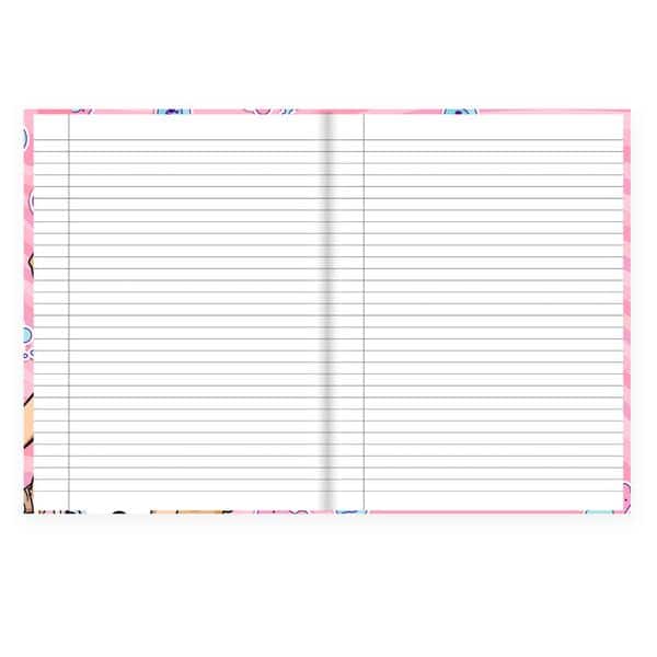 Caderno Univ.C.D. Costurado 80fls Barbie 2645272 Spiral Brb PT 1 UN