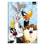 Caderno Univ.C.D. Costurado 80fls Looney Tunes 2640574 Spiral Lt PT 1 UN