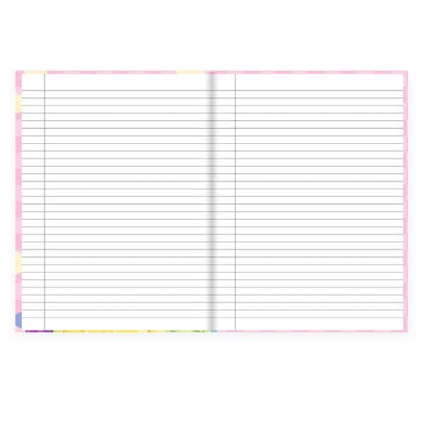 Caderno Universitário, Capa Dura Costurado, 80 folhas, Princesas Disney, 2643032, Spiral Pn - PT 1 UN