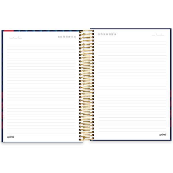 Caderno univ.capa dura 20x1 320fls Barcelona 2645210 Spiral Bc PT 1 UN