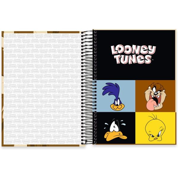 Caderno univ.capa dura 15x1 240fls L. Tunes 2640277 Spiral Lt PT 1 UN Caderno univ.capa dura 15x1 240fls L. Tunes 2640277 Spiral Lt PT 1 UN