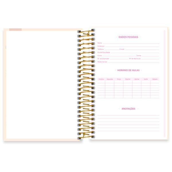 Caderno 1/4 espiral C.D. 160fls Princesas 2645753 Spiral Pn PT 1 UN