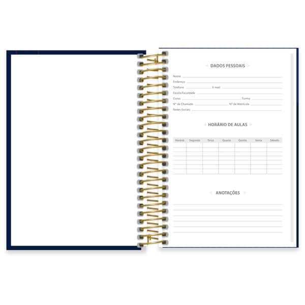 Caderno 1/4 espiral C.D. 160fls Barcelona 2645746 Spiral Bc PT 1 UN
