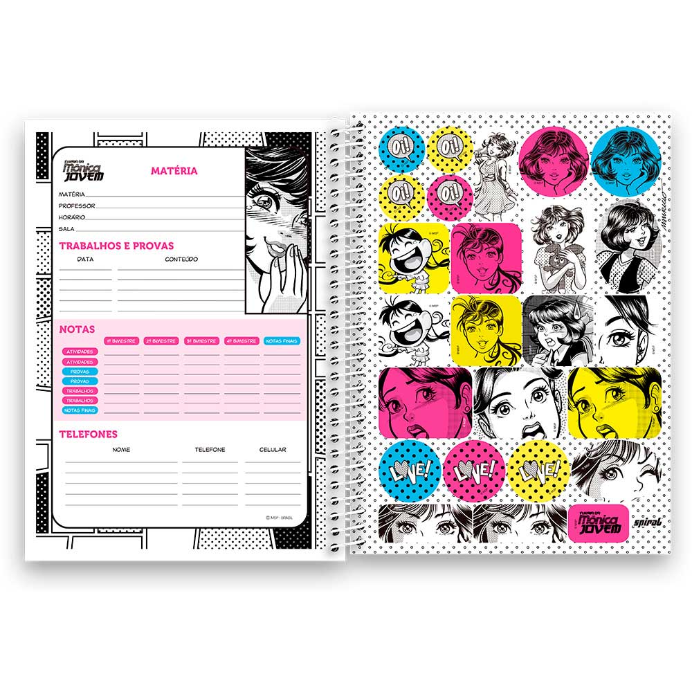 Caderno Universitário Capa Dura1x1 96fls Turma