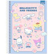 Caderno univ.capa dura 1x1 80fls H.Kitty Amig 2647276 Spiral Hka PT 1 UN
