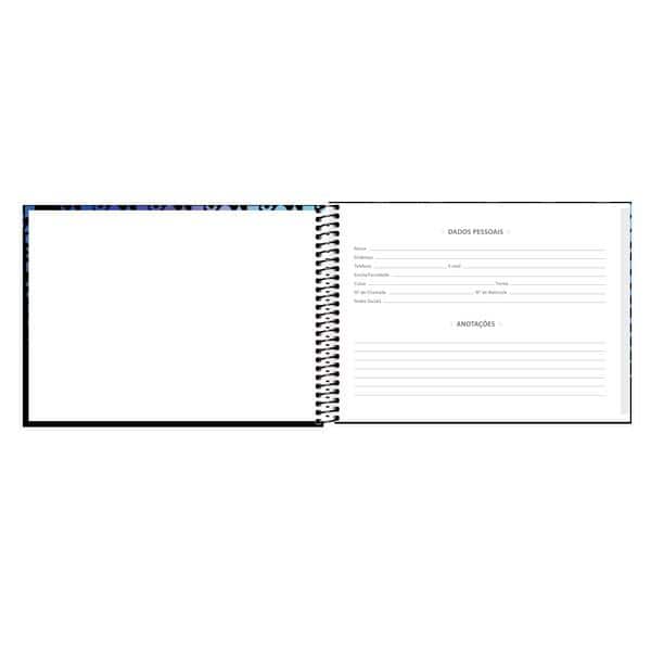 Caderno cartografia capa dura 48fl Astro Bot 2643063 Spiral Abt PT 1 UN