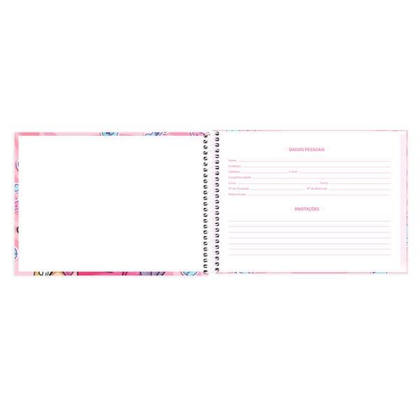 Caderno Cartografia e Desenho Capa Dura 48 Folhas, Barbie, 2645456, Spiral Brb - PT 1 UN