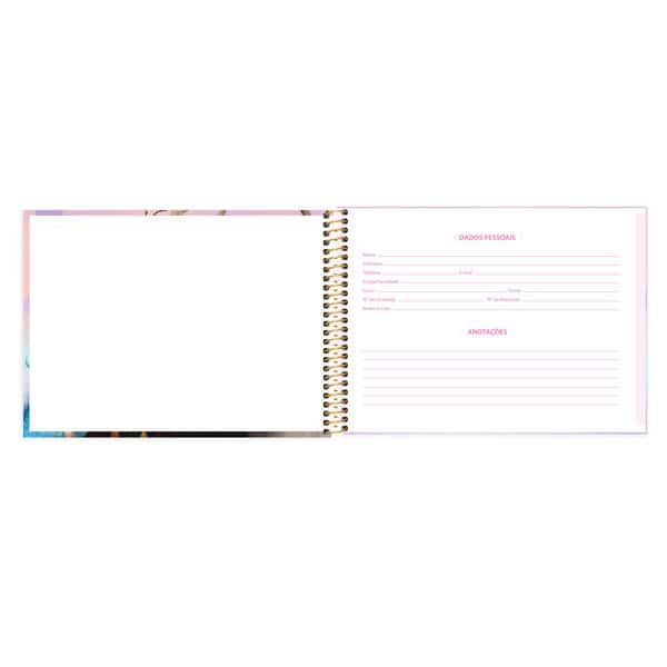 Caderno Cartografia e Desenho Capa Dura 48 Folhas, Frozen, 2645470, Spiral Frz - PT 1 UN