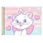 Caderno Cartografia e Desenho Capa Dura 48 Folhas, Gata Marie, 2643100, Spiral Mar - PT 1 UN