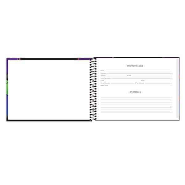 Caderno Cartografia e Desenho Capa Dura 48 Folhas, Marvel Emoji, 2645500, Spiral Mve - PT 1 UN Caderno Cartografia e Desenho Capa Dura 48 Folhas, Marvel Emoji, 2645500, Spiral Mve - PT 1 UN