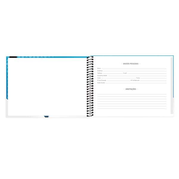 Caderno cartografia capa dura 80fl Astro Bot 2643162 Spiral Abt PT 1 UN