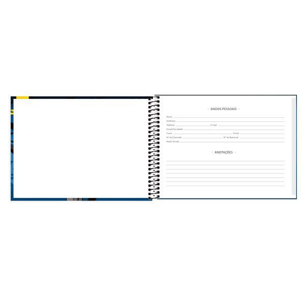 Caderno cartografia capa dura 80fls Bat. Kids 2643179 Spiral Btm PT 1 UN
