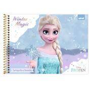 Caderno de cartografia e desenho, Capa dura, 80 folhas, Frozen, 2645579, Spiral Frz - PT 1 UN