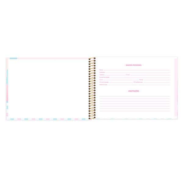 Caderno cartografia capa dura 80fls Minnie Cla 2645609 Spiral Mn PT 1 UN