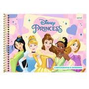 derno de cartografia e desenho, Capa dura, 80 folhas, Princesas Disney, 2643223, Spiral Pn - PT 1 UN derno de cartografia e desenho, Capa dura, 80 folhas, Princesas Disney, 2643223, Spiral Pn - PT 1 UN
