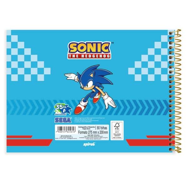derno de cartografia e desenho, Capa dura, 80 folhas, Sonic, 2645616, Spiral Snc - PT 1 UN derno de cartografia e desenho, Capa dura, 80 folhas, Sonic, 2645616, Spiral Snc - PT 1 UN
