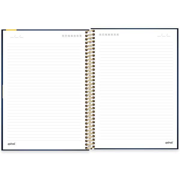 Caderno Universitário Capa Dura, 1x1, 80 Folhas, Real Madrid, 2649638, Spiral Rea - PT 1 UN