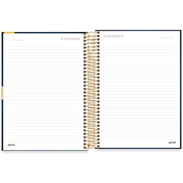 Caderno Universitário Capa Dura, 20x1, 320 Folhas, Real Madrid, 2649683, Spiral Rea - PT 1 UN