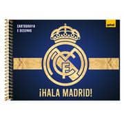 Caderno Cartografia e Desenho Capa Dura 80 Folhas, Real Madrid, 2649713, Spiral Rea - PT 1 UN Caderno Cartografia e Desenho Capa Dura 80 Folhas, Real Madrid, 2649713, Spiral Rea - PT 1 UN