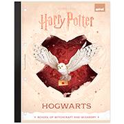 Caderno Universitário Wireless com Folhas Coladas 1x1, 80 Folhas, Harry Potter,  2756636 Spiral Hpt - PT 1 UN