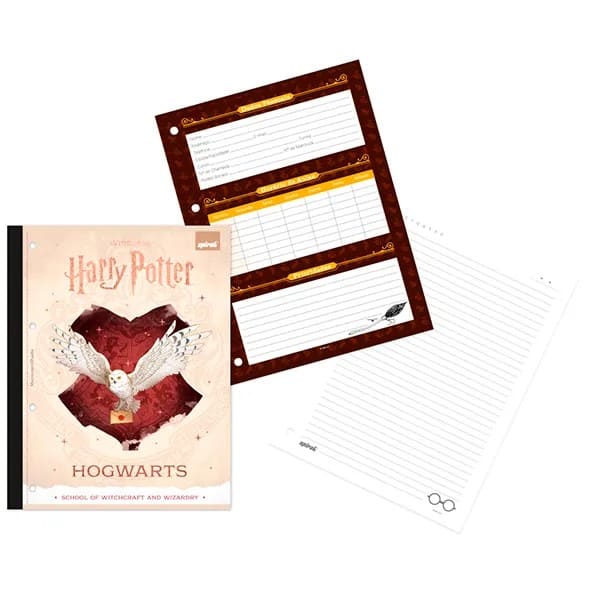 Caderno Universitário Wireless com Folhas Coladas 1x1, 80 Folhas, Harry Potter, 2756636 Spiral Hpt - PT 1 UN Caderno Universitário Wireless com Folhas Coladas 1x1, 80 Folhas, Harry Potter, 2756636 Spiral Hpt - PT 1 UN