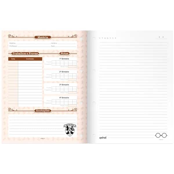 Caderno Universitário Wireless com Folhas Coladas 1x1, 80 Folhas, Harry Potter, 2756636 Spiral Hpt - PT 1 UN Caderno Universitário Wireless com Folhas Coladas 1x1, 80 Folhas, Harry Potter, 2756636 Spiral Hpt - PT 1 UN