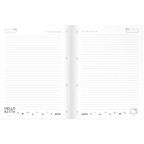 Caderno Universitário Wireless com Folhas Coladas 1x1, 80 Folhas, Hello Kitty, 2756568, Spiral Hki - PT 1 UN Caderno Universitário Wireless com Folhas Coladas 1x1, 80 Folhas, Hello Kitty, 2756568, Spiral Hki - PT 1 UN