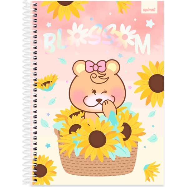 Caderno Universitário Capa Dura, 1 x 1, 80 Folhas, Pop Pet, 2752720, Spiral Pop - PT 1 UN