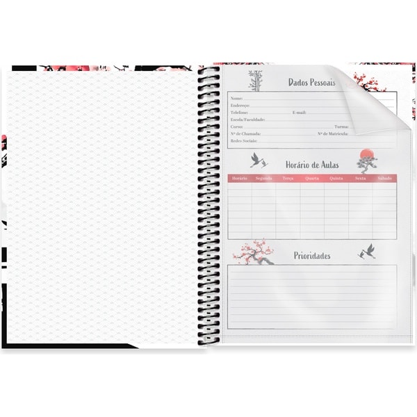 Caderno Universitário, Capa Dura, 1 x 1, 80 Folhas, Zen, 2756919, Spiral Zen - PT 1 UN