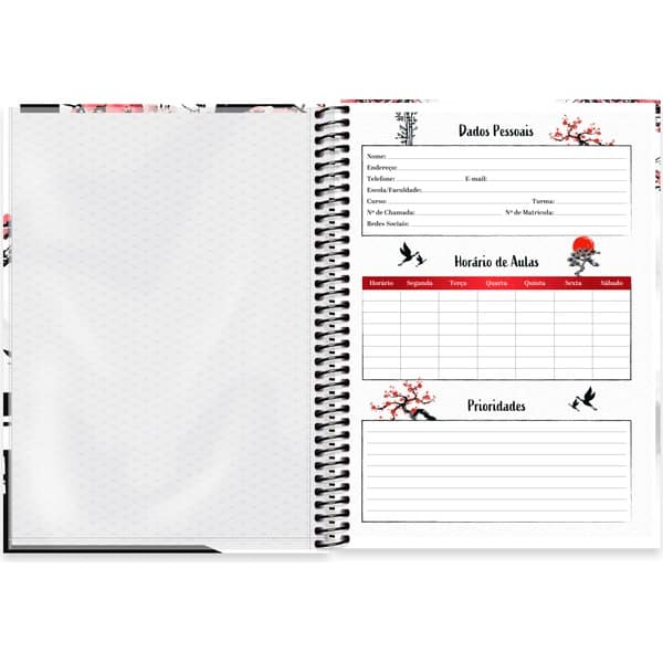 Caderno Universitário, Capa Dura, 1 x 1, 80 Folhas, Zen, 2756919, Spiral Zen - PT 1 UN