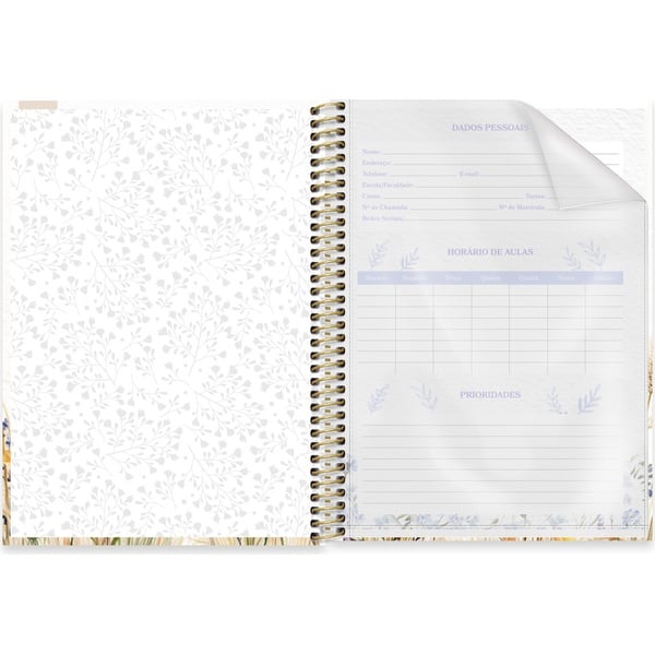 Caderno Universitário Capa Dura, 1x1, 80 folhas, Femmina, 2754052, Spiral Fem - PT 1 UN Caderno Universitário Capa Dura, 1x1, 80 folhas, Femmina, 2754052, Spiral Fem - PT 1 UN