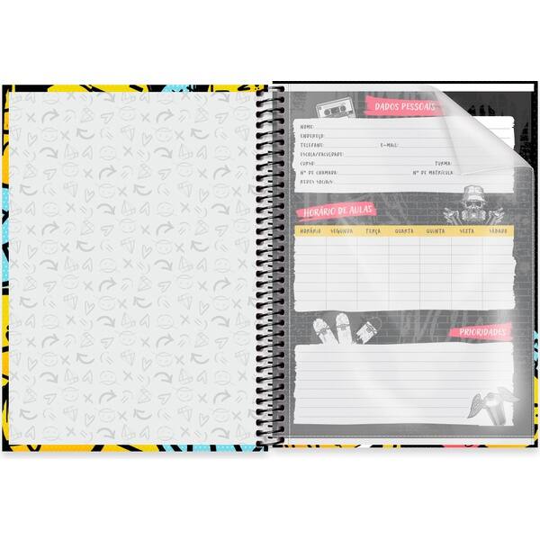 Caderno Universitário, Capa Dura, 1 x 1, 80 Folhas, Liberdade de Expressão, 2756803, Spiral Lib - PT 1 UN Caderno Universitário, Capa Dura, 1 x 1, 80 Folhas, Liberdade de Expressão, 2756803, Spiral Lib - PT 1 UN