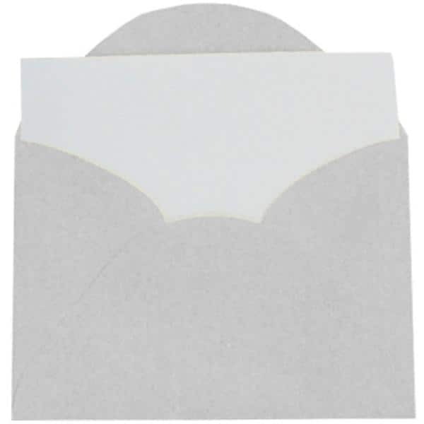 Envelope visita 115x80 branco + cartão branco 4421 Romitec CX 20 UN