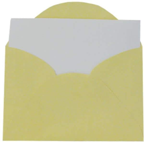 Envelope visita 115x80 berilo + cartão branco 4448R Romitec CX 20 UN