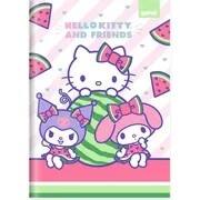 Caderno 1/4, Capa Dura Costurado, 80 folhas, Hello Kitty & Amigos, 2757749, Spiral Hka - PT 1 UN